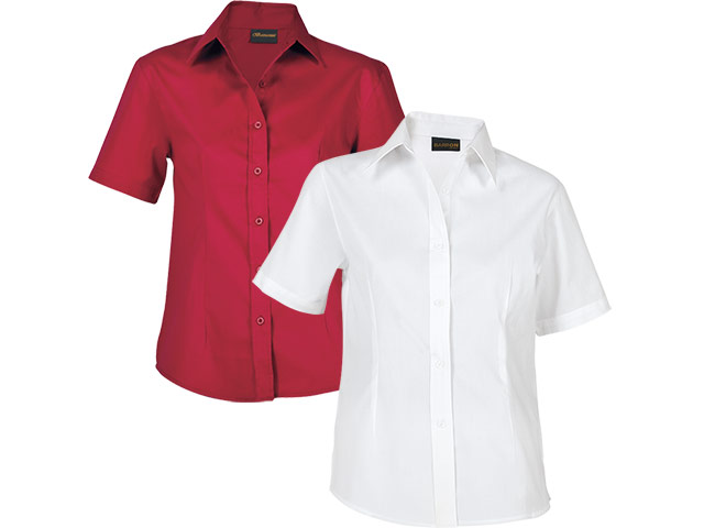 Ladies Brushed Cotton Twill Blouse - Image 4