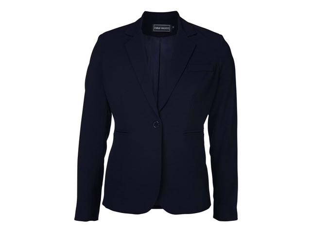 Ladies Carlo Galucci Polyester Spandex Justine Slim Fit Jacket - Image 3