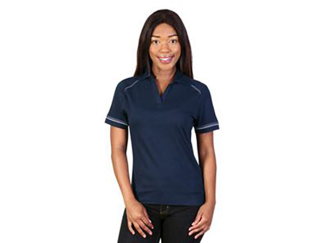Ladies Flat Piping Polo