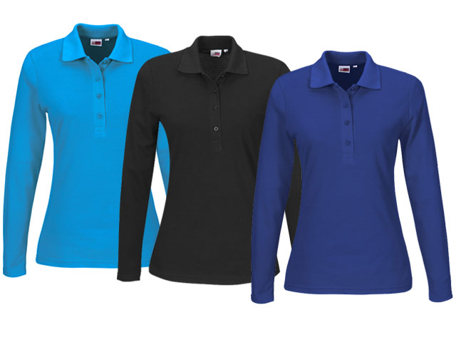 Ladies Long Sleeve Elemental Golf Shirt - Image 2