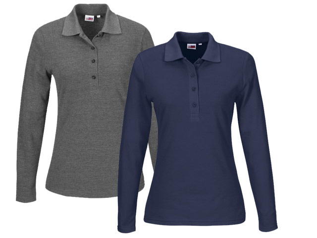 Ladies Long Sleeve Elemental Golf Shirt - Image 3