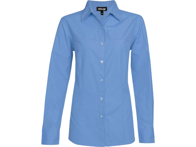 Ladies Long Sleeve Empire Shirt - Image 3
