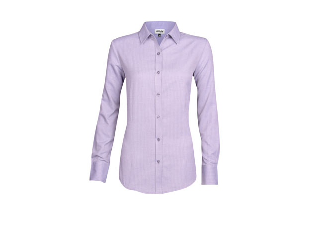 Ladies Long Sleeve Nottingham Shirt - Image 4
