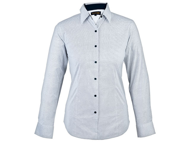 Ladies Richmond Lounge Shirt Long Sleeve - Image 2