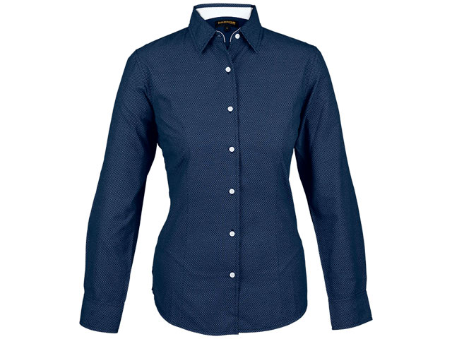 Ladies Richmond Lounge Shirt Long Sleeve - Image 3