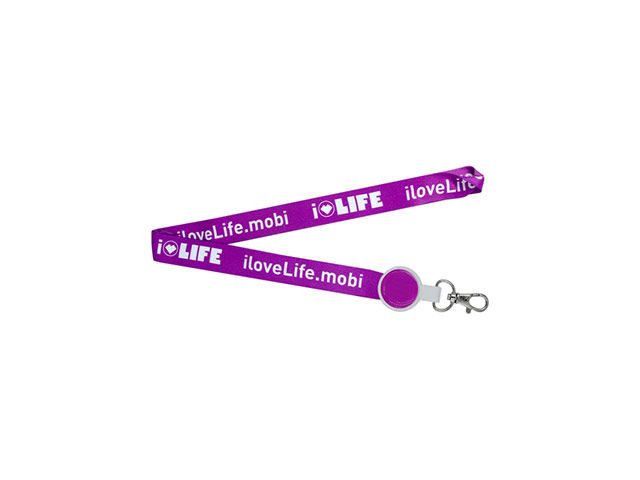 Lanyard - Dye Sublimation Full Colour Branding Both Sides Print With Spring Hook and Dome Breakaway