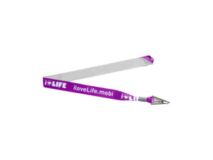 Lanyard - Dye Sublimation Full Colour Branding One Side With Croc Clip