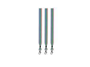 Lanyard - Petersham Sa Flag With Spring Hook