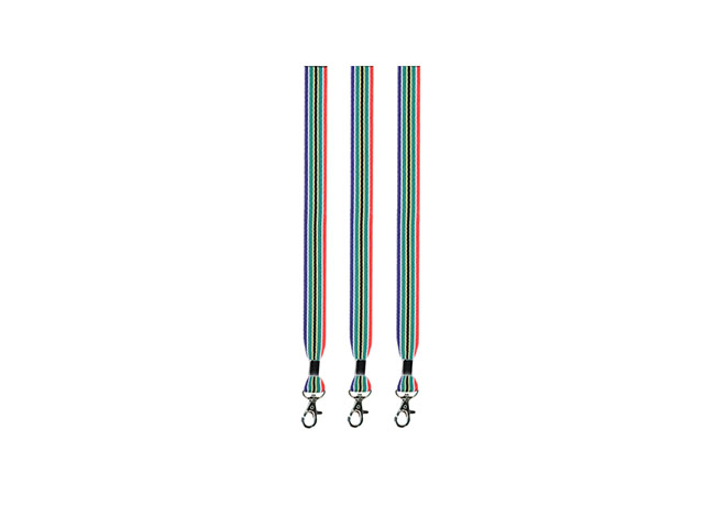 Lanyard - Petersham Sa Flag With Spring Hook