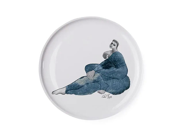 Low Bowl 32Cm - Indigo Girl