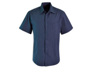Matthew Shirt Short Sleeve - Check 1 - Navy
