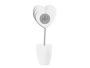 Memo Holder - Heart Pots