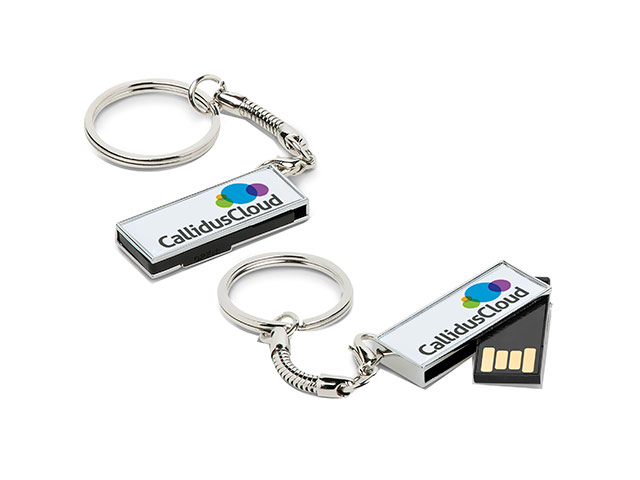Micron Dome Flash Drive Keyholder - 8Gb
