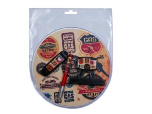 Mouse Pad Set with Cable Clip