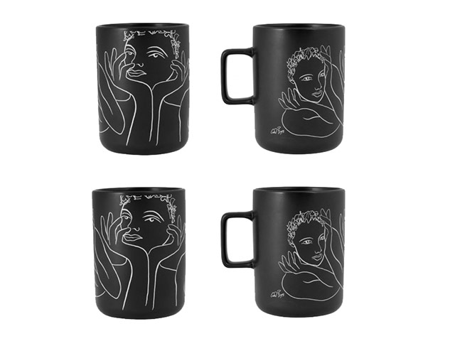 Mug Set Of 4 - Conversation