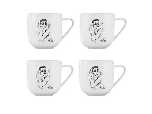 Mug Set Of 4 - Flutter