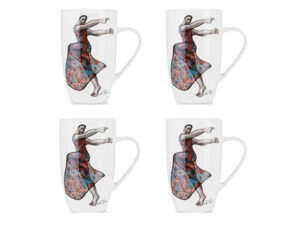 Mug Set Of 4 - Free Flowing