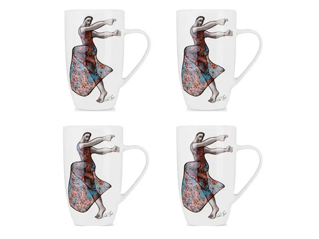 Mug Set Of 4 - Free Flowing