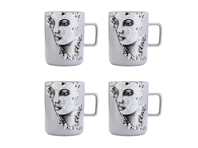 Mug Set Of 4 - Sultry