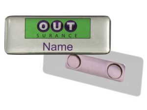 Name Badge Magnet Clip - Std Size (70Mm X 30Mm)