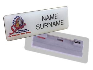 Name Badge Pin Clip - Std Size (60Mm X 20Mm)