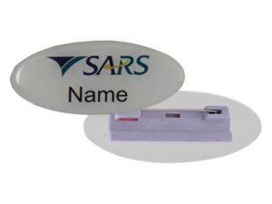 Name Badge Pin Clip - Std Size (65Mm X 25Mm)