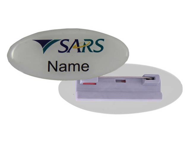Name Badge Pin Clip - Std Size (65Mm X 25Mm)