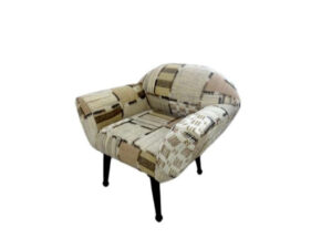 Natural Check Armchair