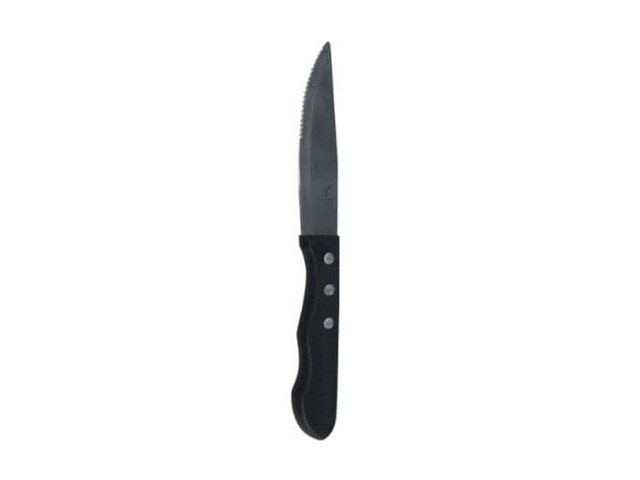 Nova Black Handle Jumbo Steak Knife
