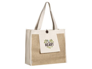 Okiyo Hikari Jute And Cotton Tote
