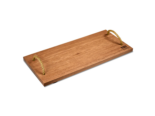 Okiyo Homegrown Rectangular Hardwood Food Platter