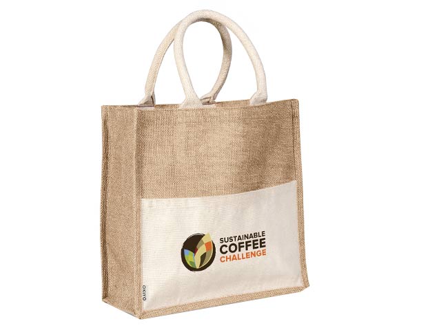 Okiyo Kachi Jute And Cotton Tote - Image 2
