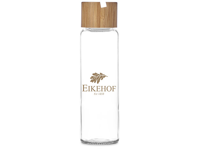 Okiyo Kenko Phone Stand Glass Water Bottle-700Ml
