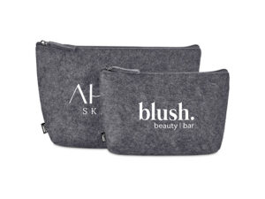 Okiyo Kesho Recycled Pet Felt Mini Cosmetic Bag