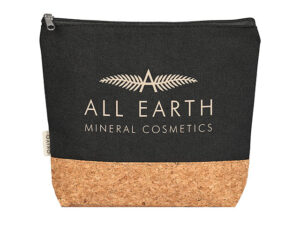 Okiyo Koruku Cork And Cotton Cosmetic Bag