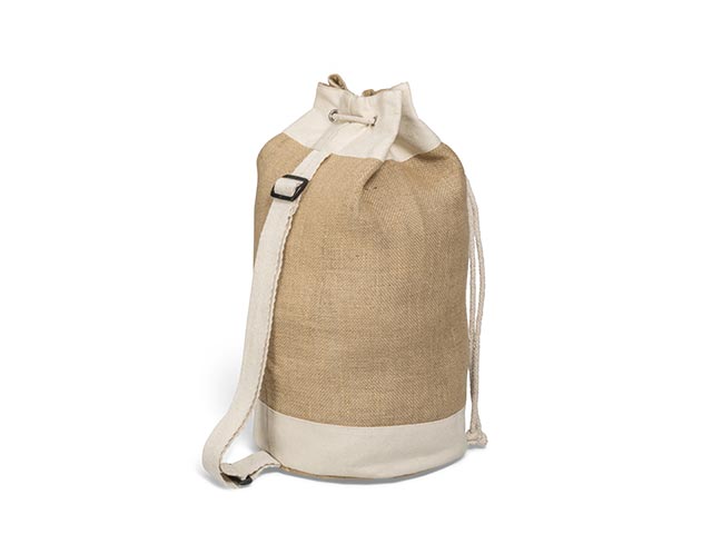 Okiyo Suna Jute And Cotton Beach Rucksack - Image 2
