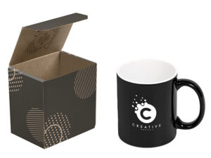 Omega Mug In Bianca Custom Gift Box
