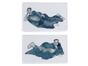 Platter Rectangle Set Of 2 - Indigo Girls