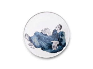 Platter Round 28Cm - Indigo Girl