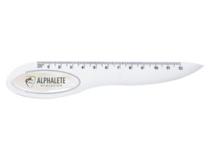 Ruler Letter Opener With/ Without Domed Sticker
