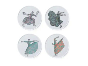 Side Plate Set Of 4 - Dancers
