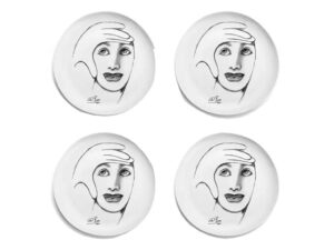 Side Plate Set Of 4 - Framed