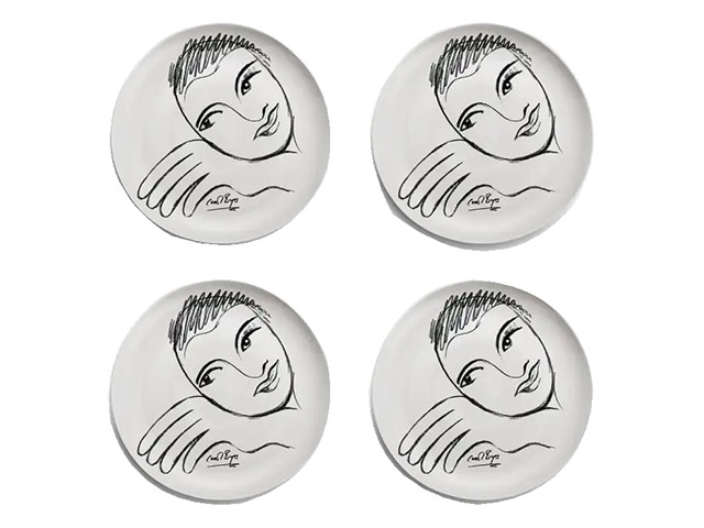 Side Plate Set Of 4 - Lets Face It
