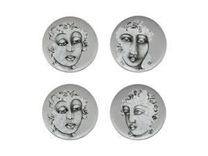Side Plate Set Of 4 - Succulent Faces