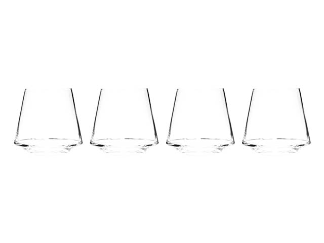 Stemless Glass Set Of 4 - Edge