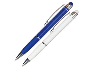 Stylus Ballpoint Pen With Matching Coloured Grip