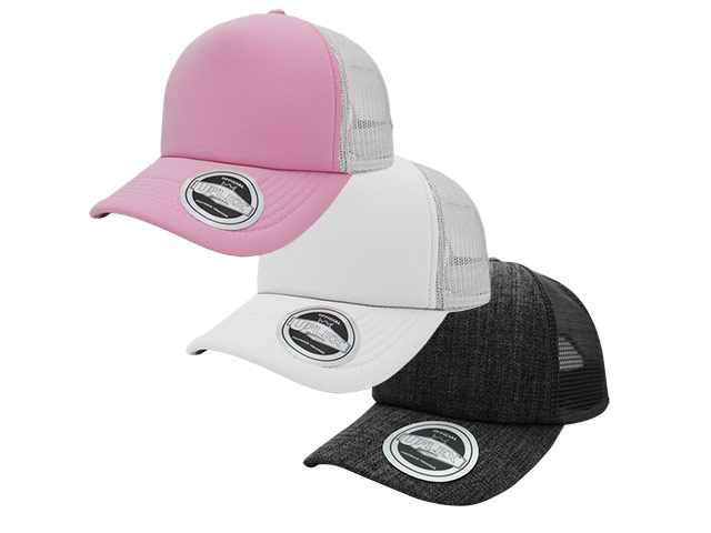Uflex 5 Panel Curved Peak Snapback Trucker Cap - Image 3