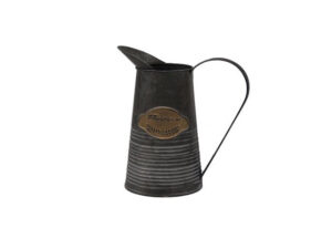 Zink Flower Pitcher Linned
