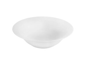 Arctic White Round Salad Bowl