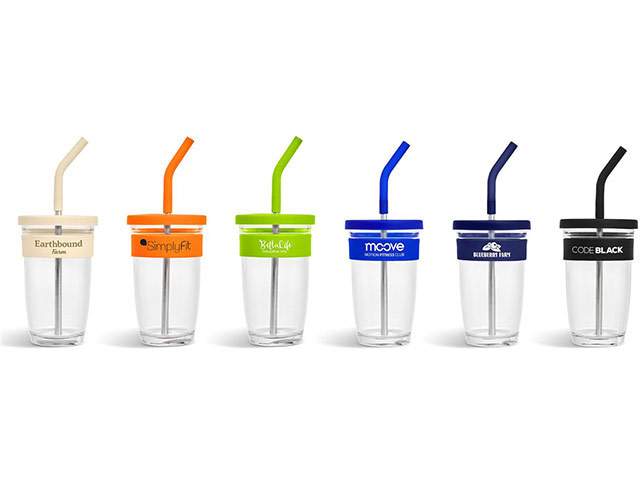 Kooshty Slurp Glass Kup And Straw - 480Ml - Image 2